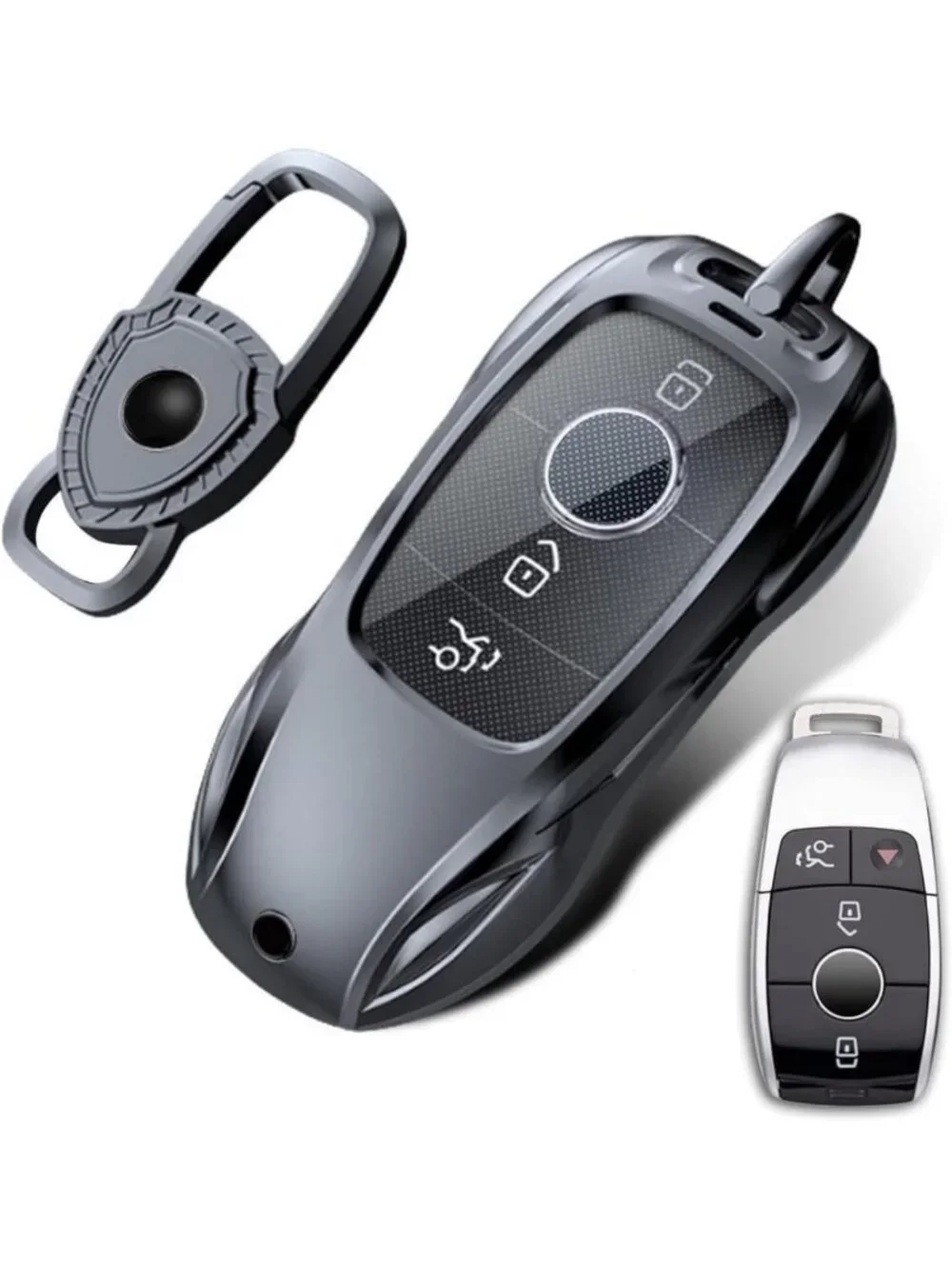 Stylish Key Fob Case Cover for Mercedes Keychain - Durable Protection